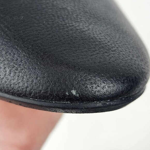 Kelsi Dagger Brooklyn Leather Loafer Womens 6.5 Black Slip On Comfort Minimalist - Picture 9 of 9